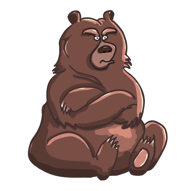 Doba the grumpy bear