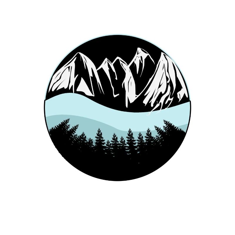 Berge, Schnee und das Meer