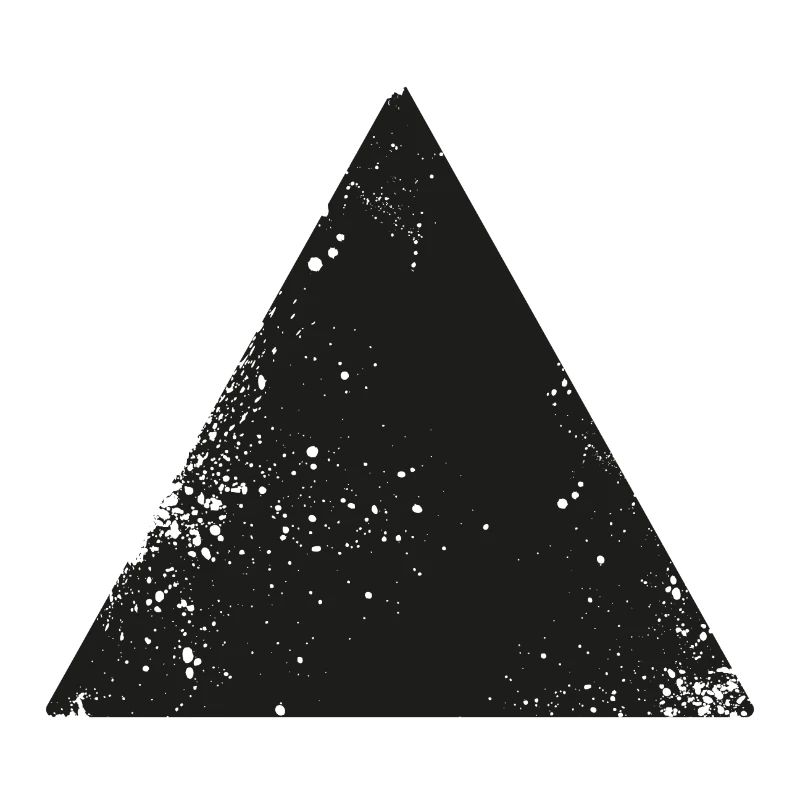 hippie triangle symbole de forme