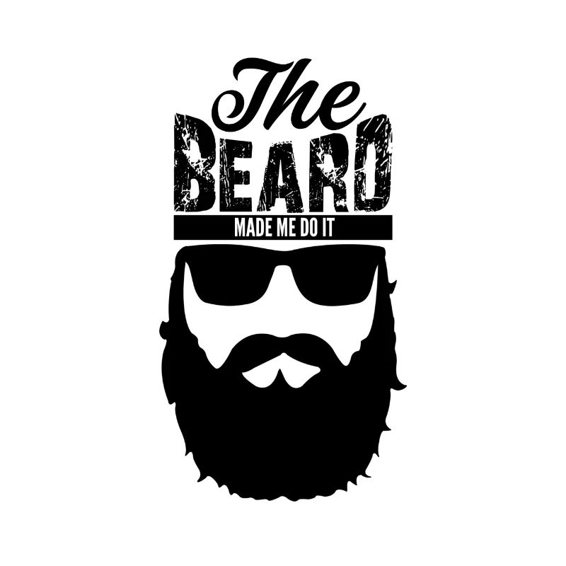 7 Beard Black Design