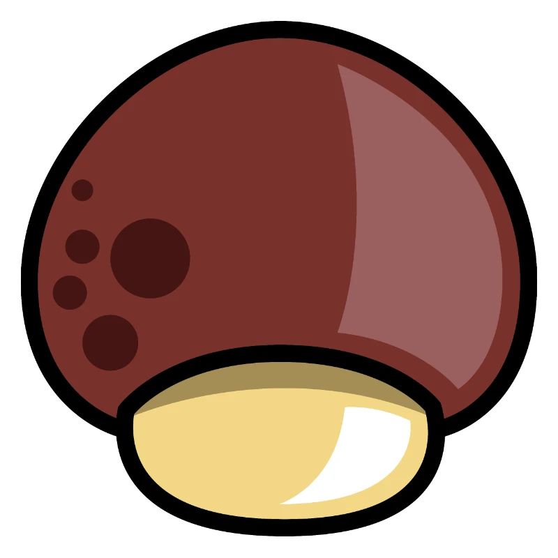 funny mushroom comic cartoon mushroom forest picking