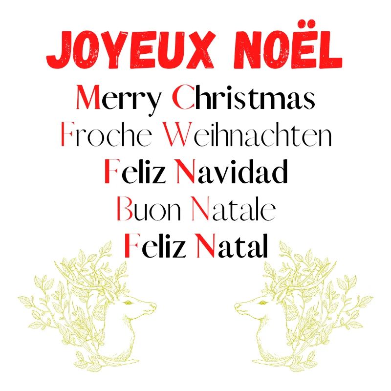 Joyeux noël Idée cadeau de noël