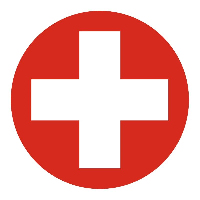 Aufkleber Luftwaffe Roundel der Schweiz Schweiz