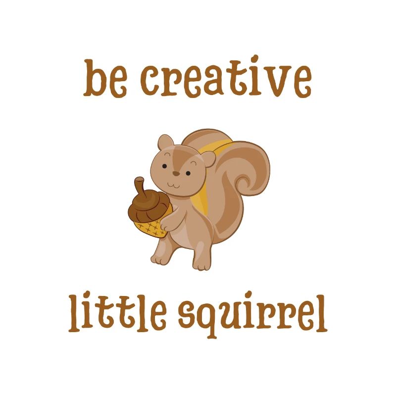 Fairy godmother blessing creative little squirrel