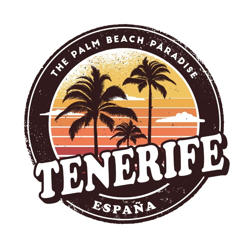 Teneriffa Spanien Vintage Beach Design