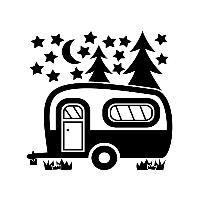 Drôles de citations de camping, Caravane