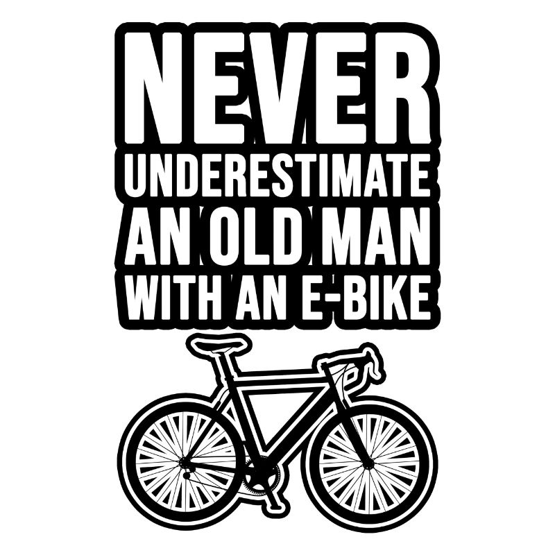 Never underestimate an old man with an e-bike