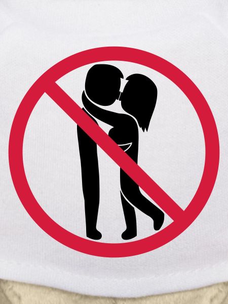Signe interdit de baiser