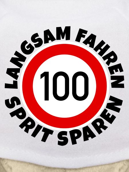 Langsam fahren - Sprit sparen - Tempo 100