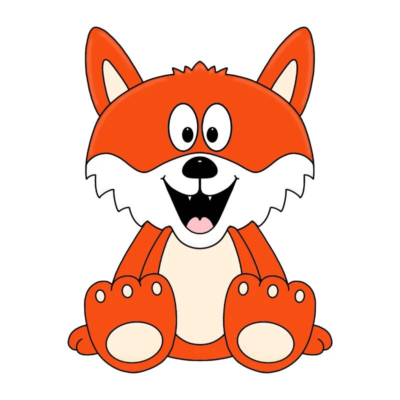 FUCHS - TIER - KINDER - BABY