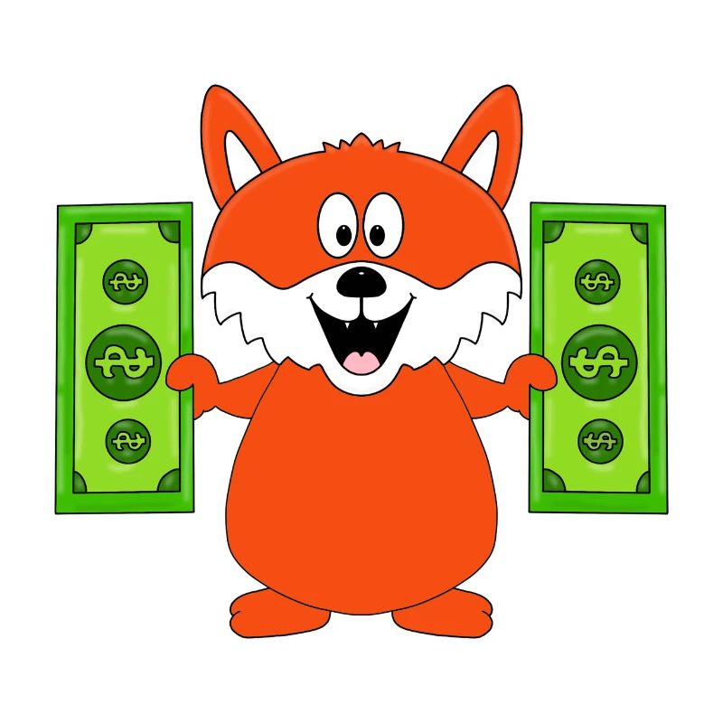 FUCHS - SPARFUCHS - GELD - GELDSCHEINE - TIER