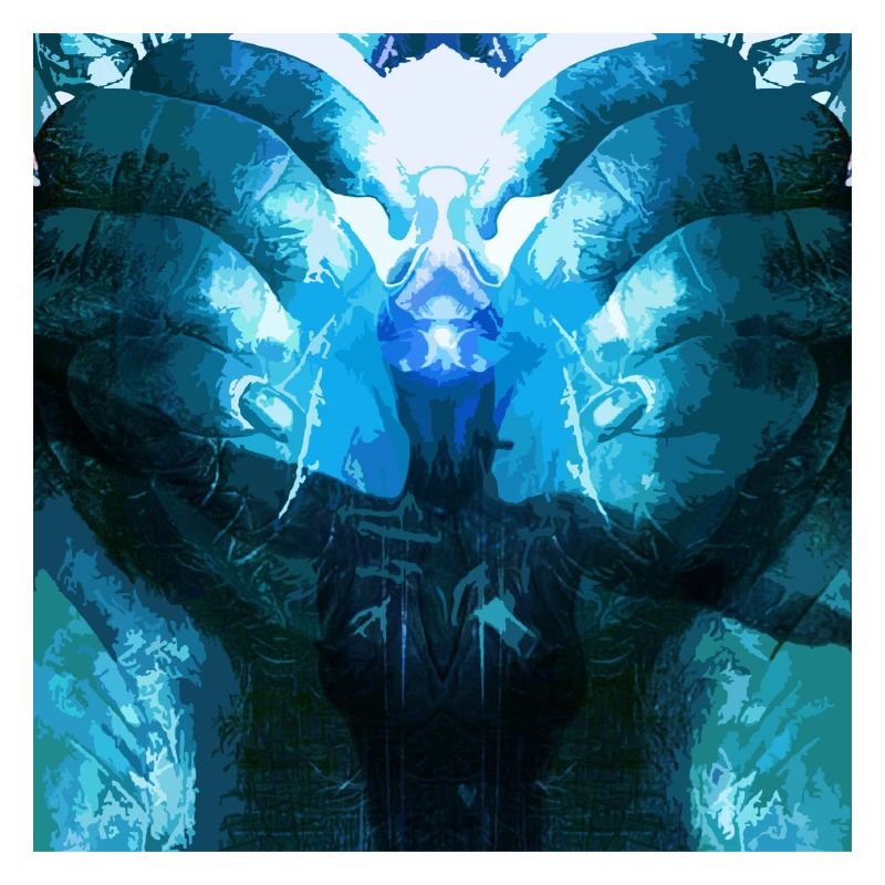 Reflective Deep Blue Creature