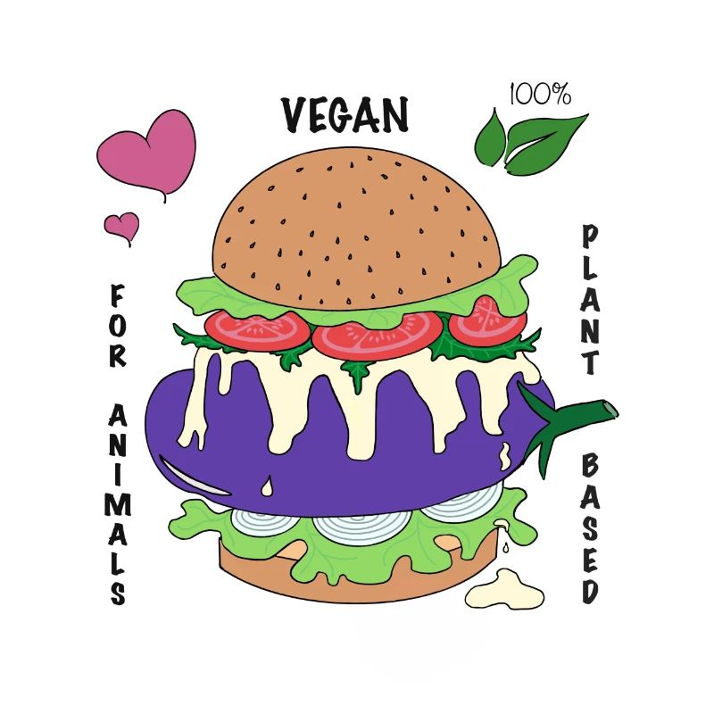 Affiche Burger Vegan