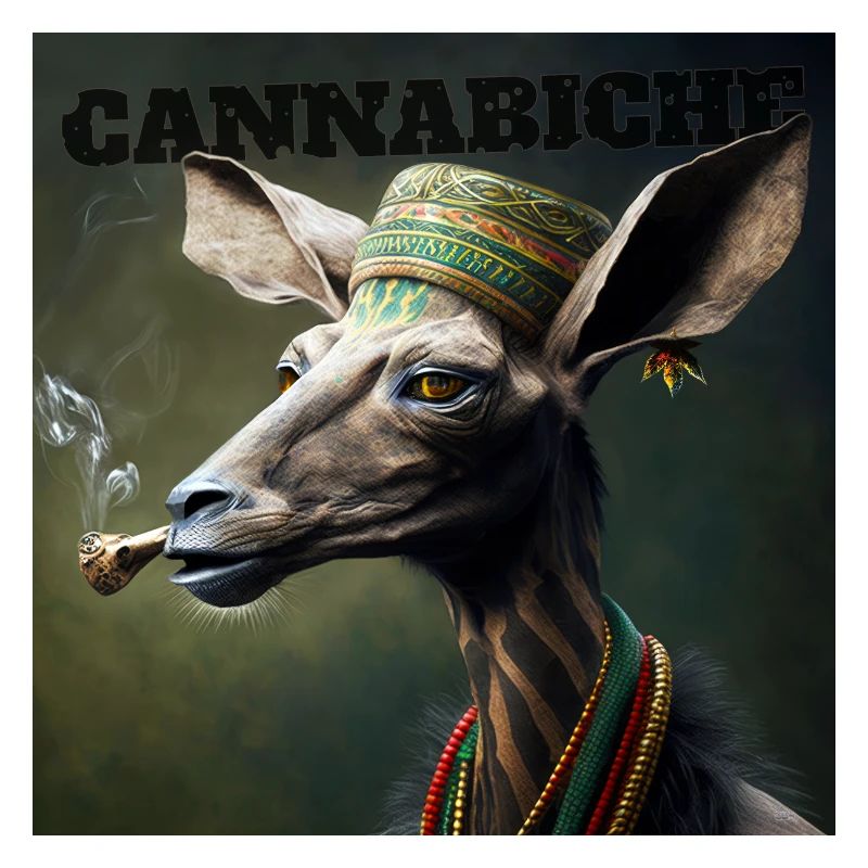 Cannabiche 04 mit Typografie