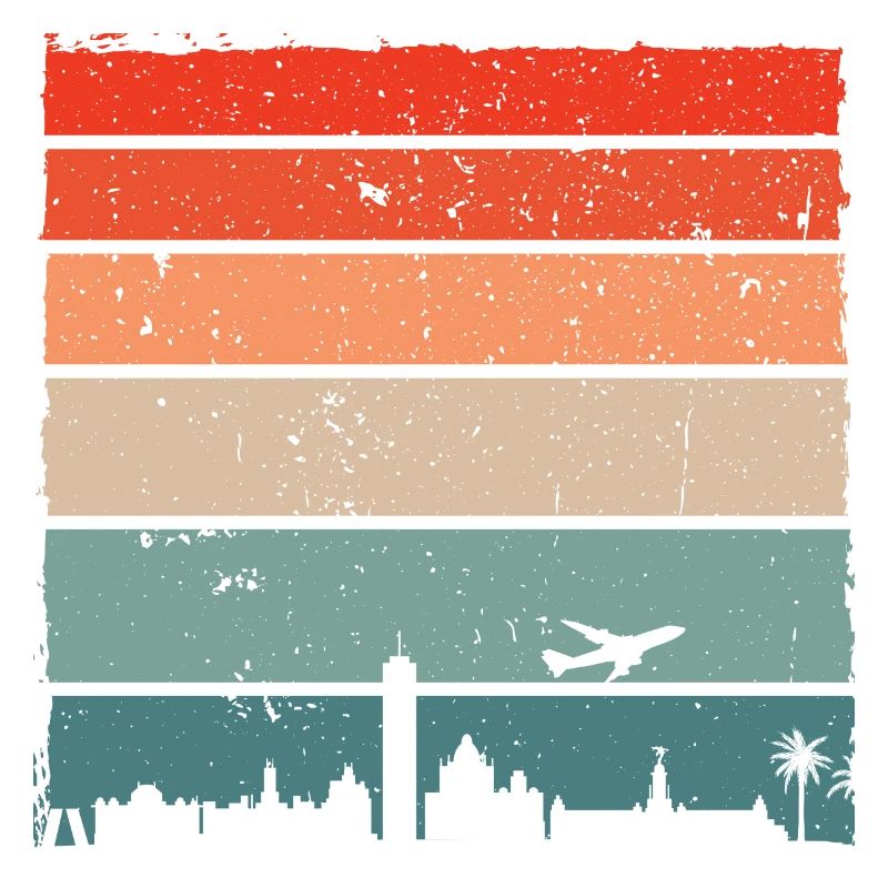 Sunset Skyline Bird Silhouette