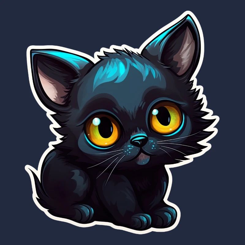 Petit chaton noir