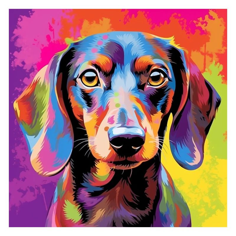 Teckel Pop Art