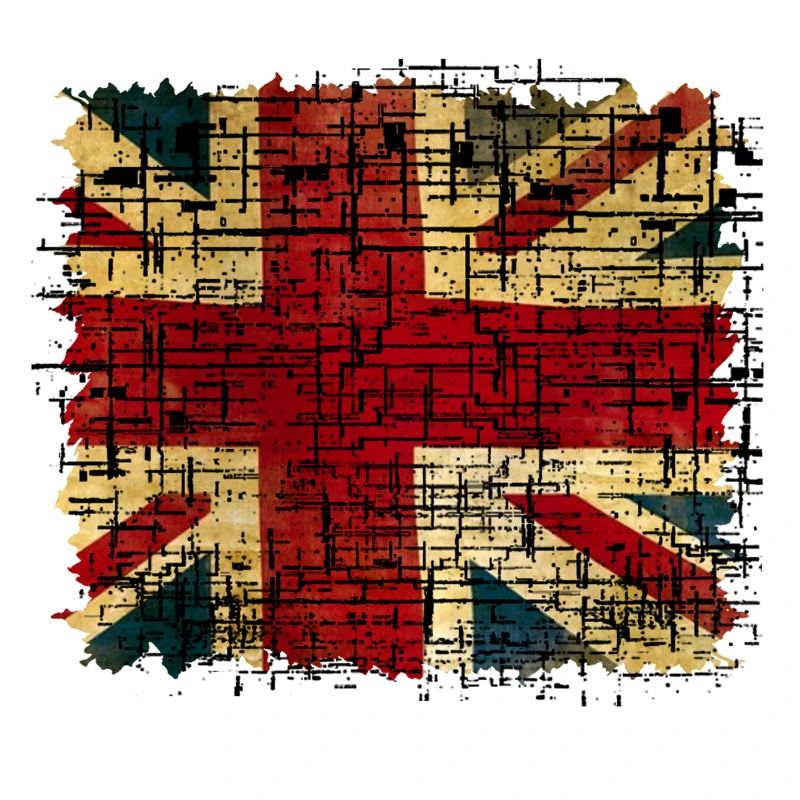 Vintage British Union Jack Digital Art