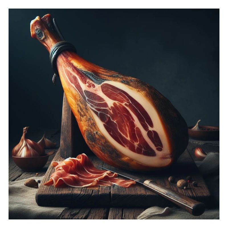 Serrano ham leg