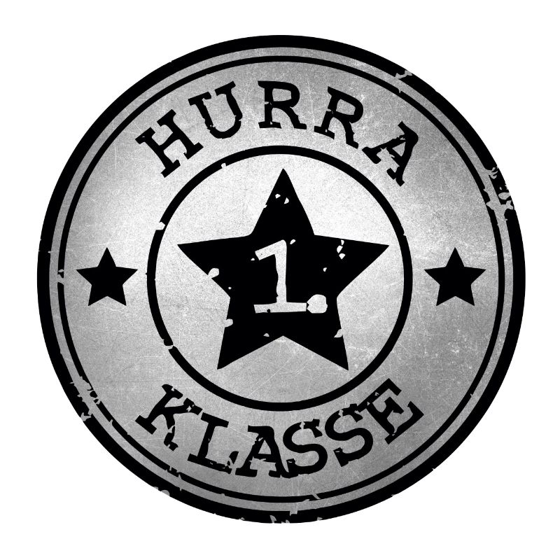 Hooray 1st Class - Star Emblem - Silver Black