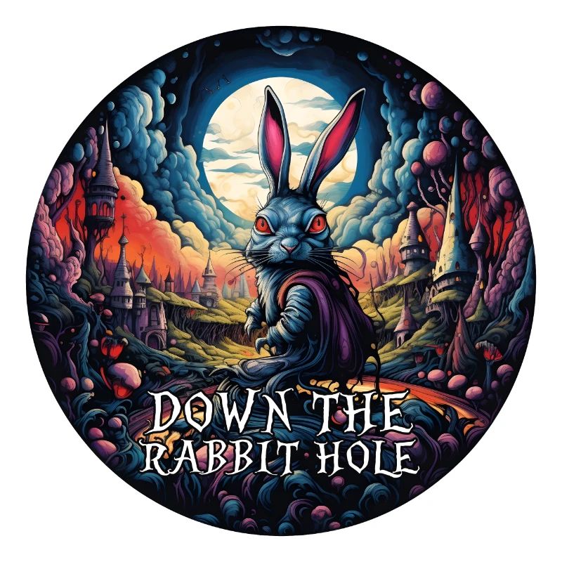 Rabbit Alice in Wonderland Down the rabbit hole