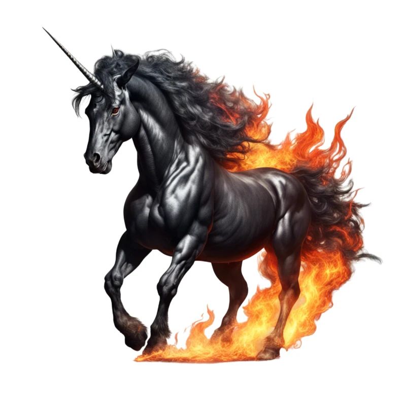 Das mächtige schwarze Einhorn