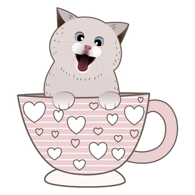tasse chat mignon