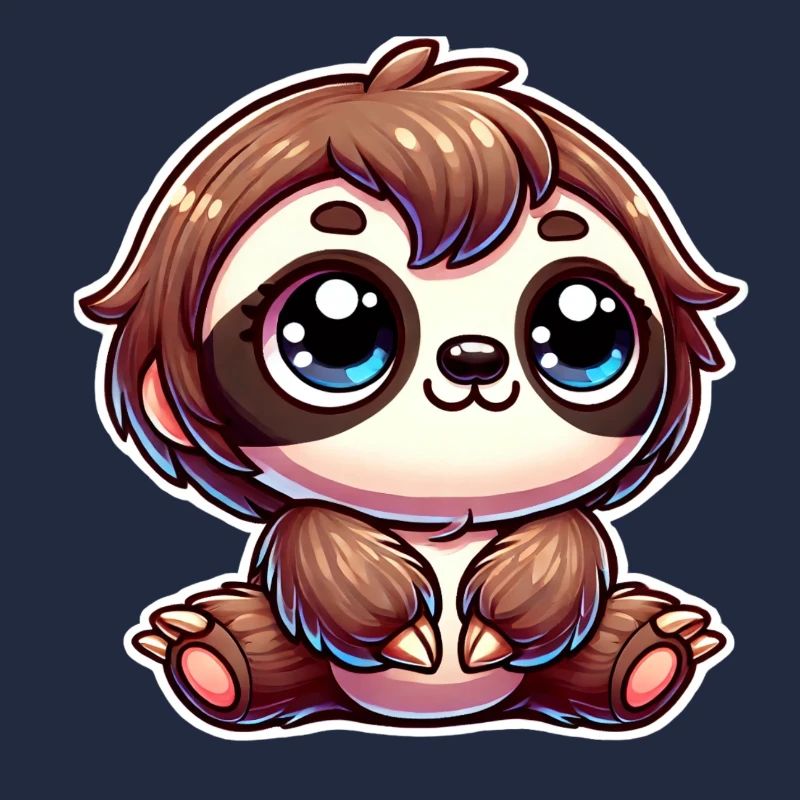 Chibi Sloth - Dessin animé extra mignon