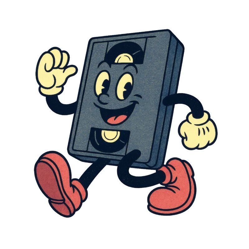 Happy VHS cassette