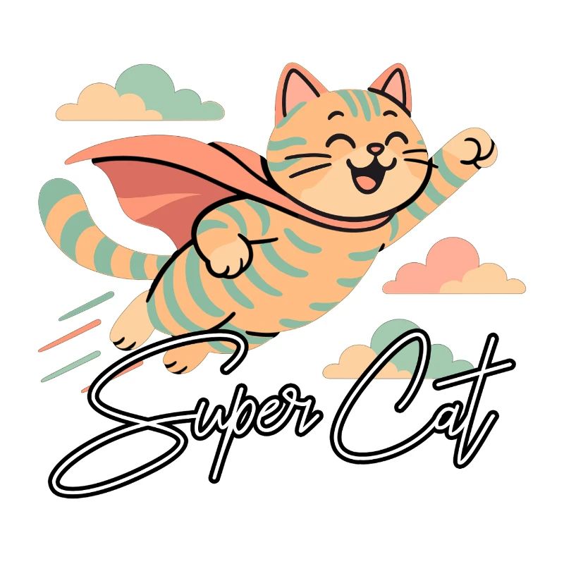 Super Katze Britisch Kurzhaar getigert Geschenk