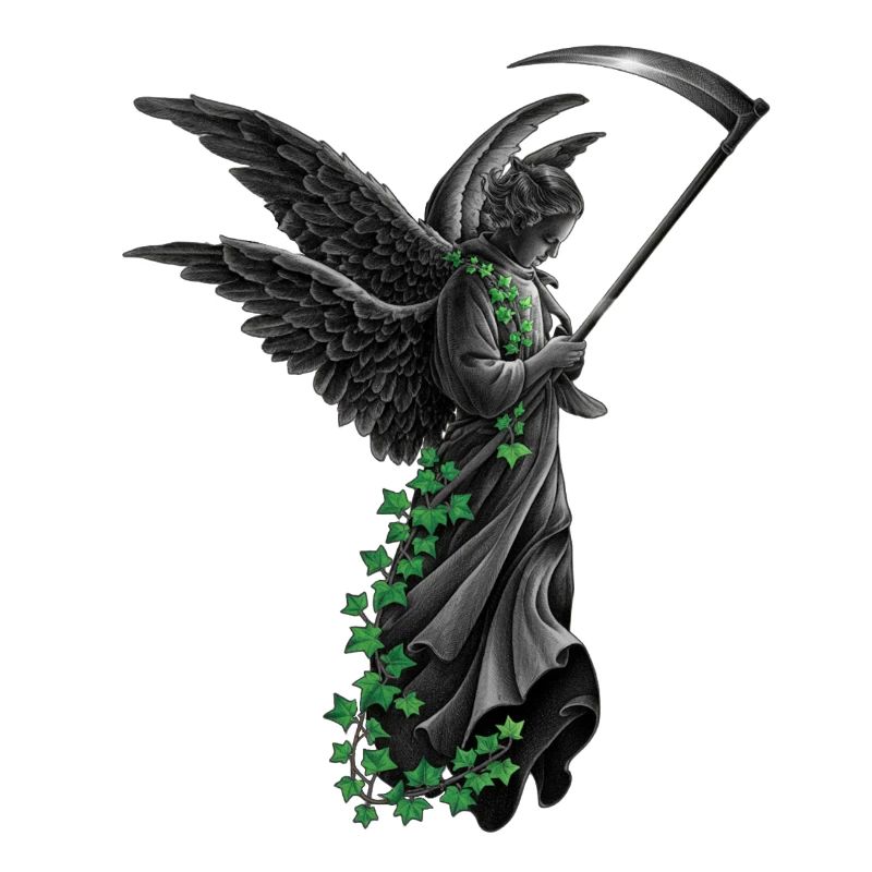 engelstatue, goth