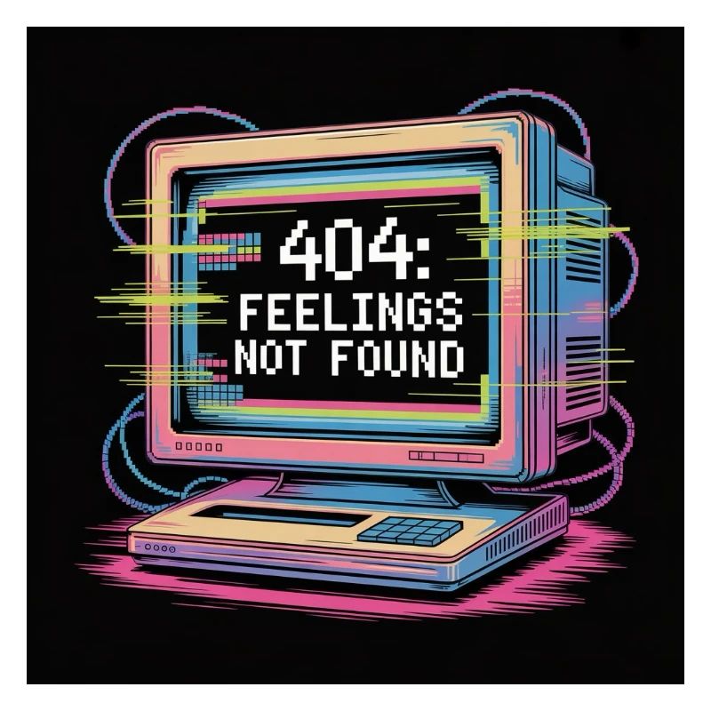 Retro Computer 404 No Feeling