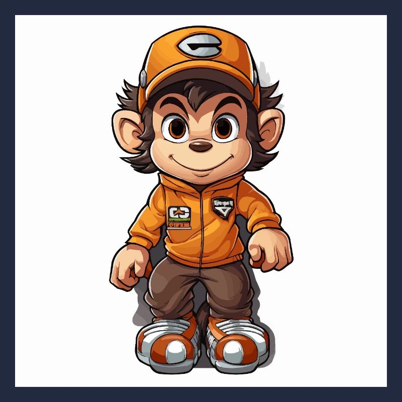 Monkey Skateboard Deck