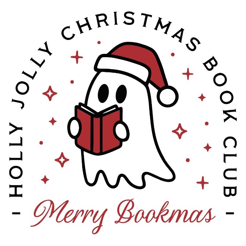 Christmas book club ghost puns funny reader wishes
