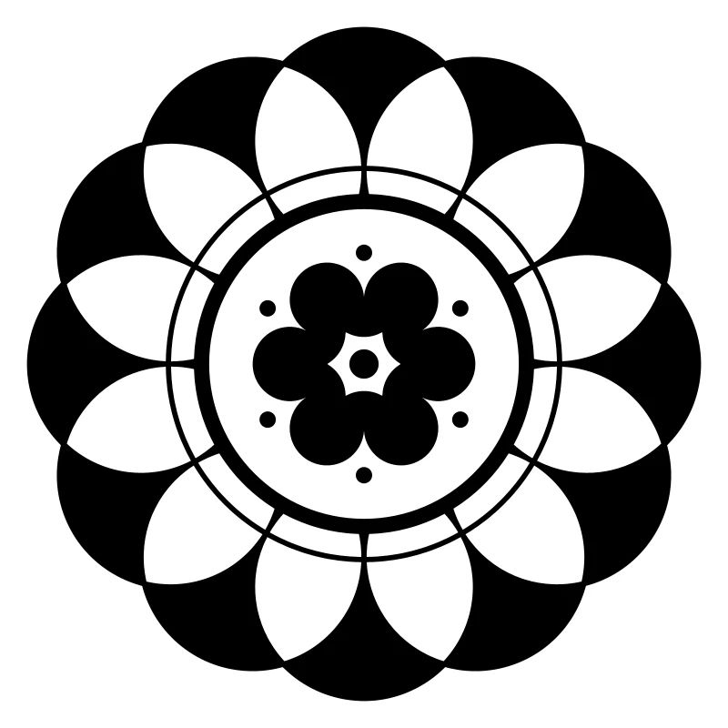 Crop Circle Flower Mandala