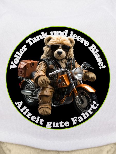 Adventure Teddy on Motorcycle