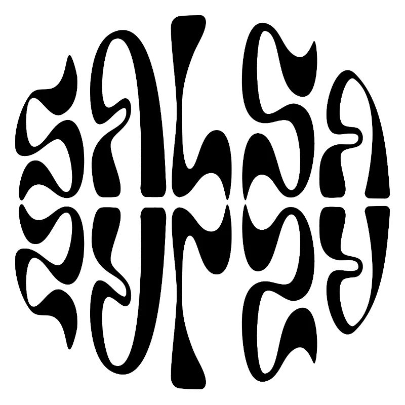 Conception de logo typographique Salsa