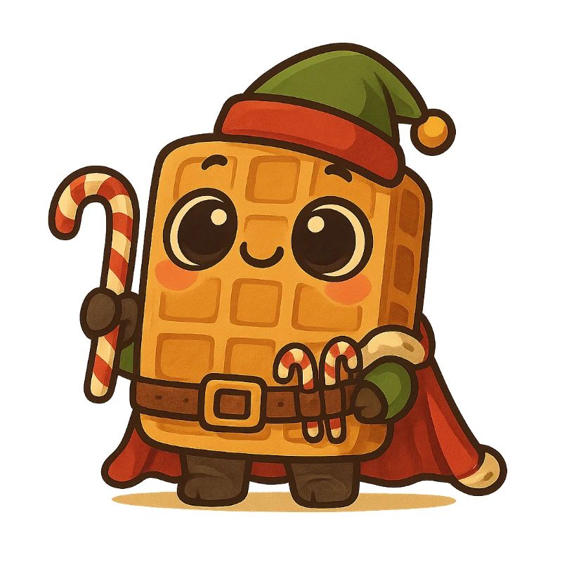 Weihnachts Waffel