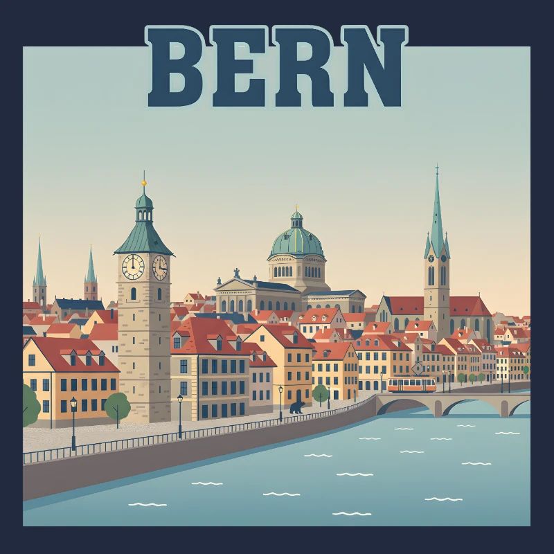 Bern Riverside-Stadtbild