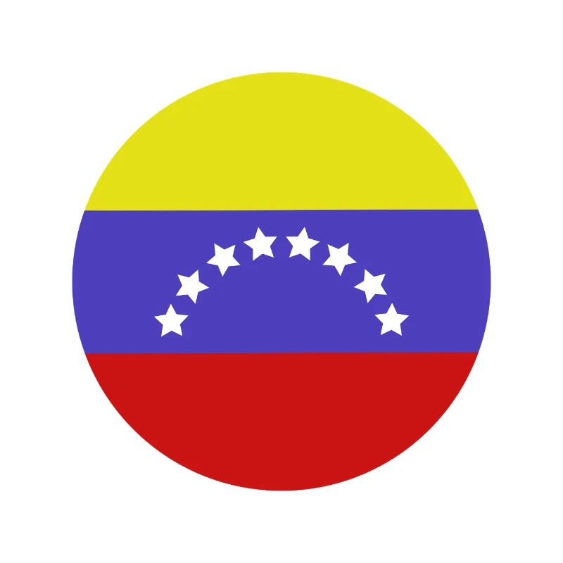 Drapeau rond du Venezuela
