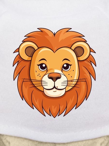 Lion Head Caricature