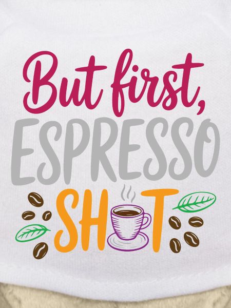 But first espresso shot