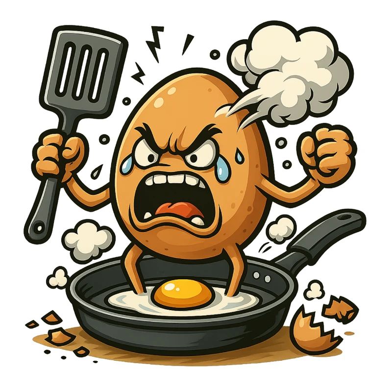 When eggs freak out