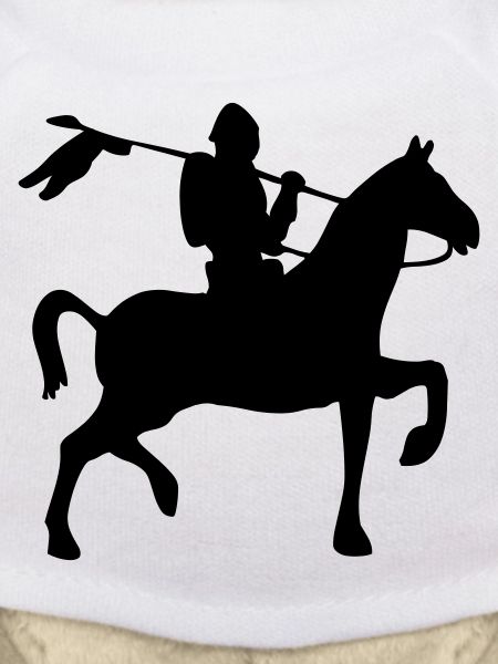 Ritter Pferd Silhouette