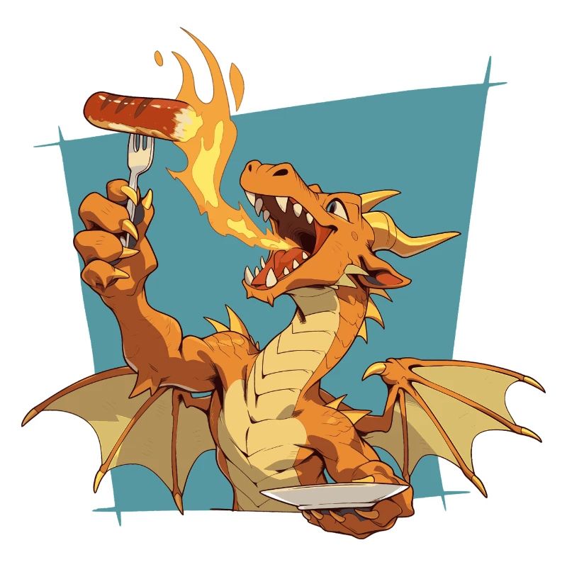 Dragon BBQ au souffle de feu