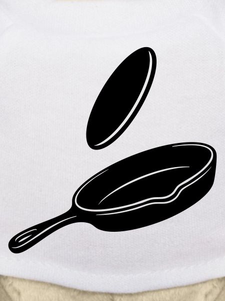 Pancake Flip Skillet Silhouette