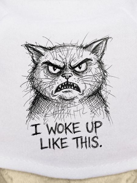 Wütige Katzen-Scribble