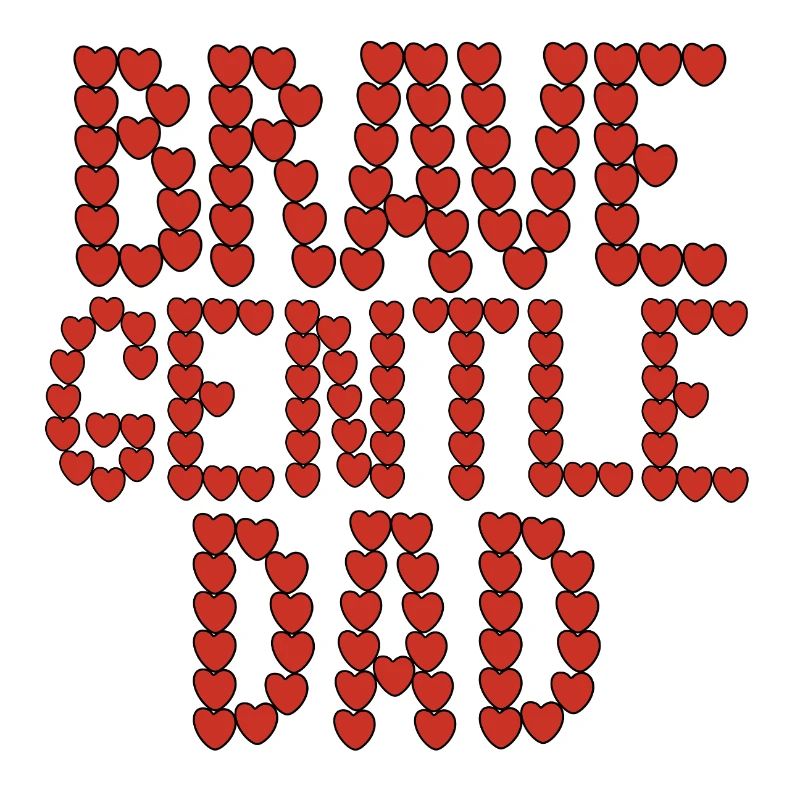 Papa courageux et doux