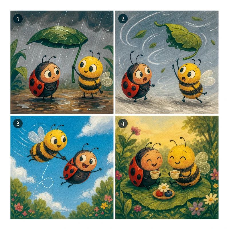 Ladybug und Bee: Ein süßer erster Moment