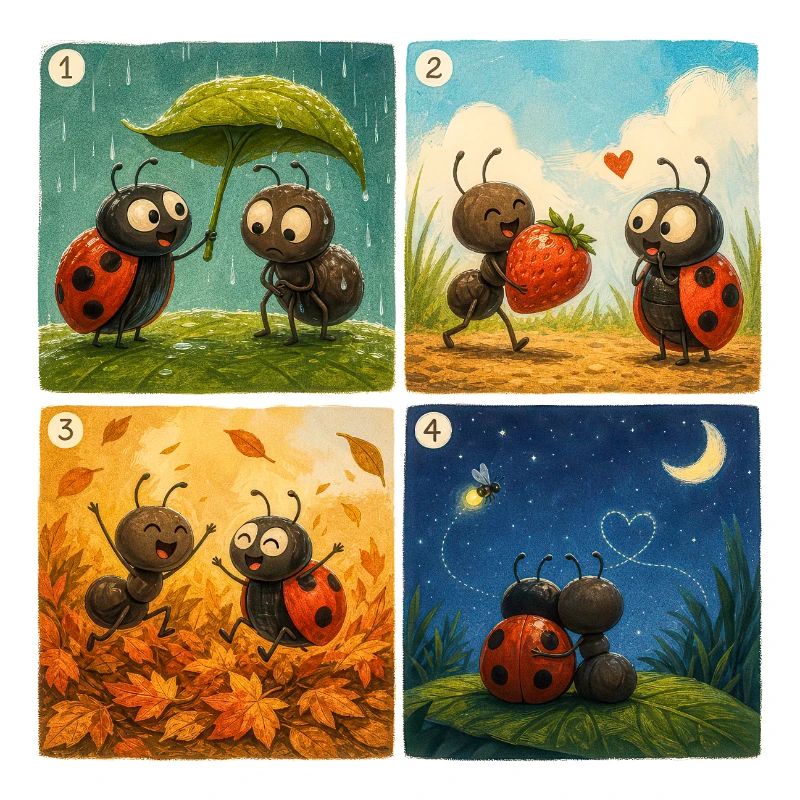 Ladybug und Ant: Ein süßer erster Moment